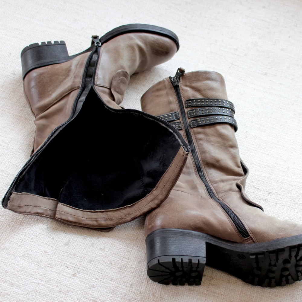 Mjus Grey Mid Calf Boot - Picture 7 of 9